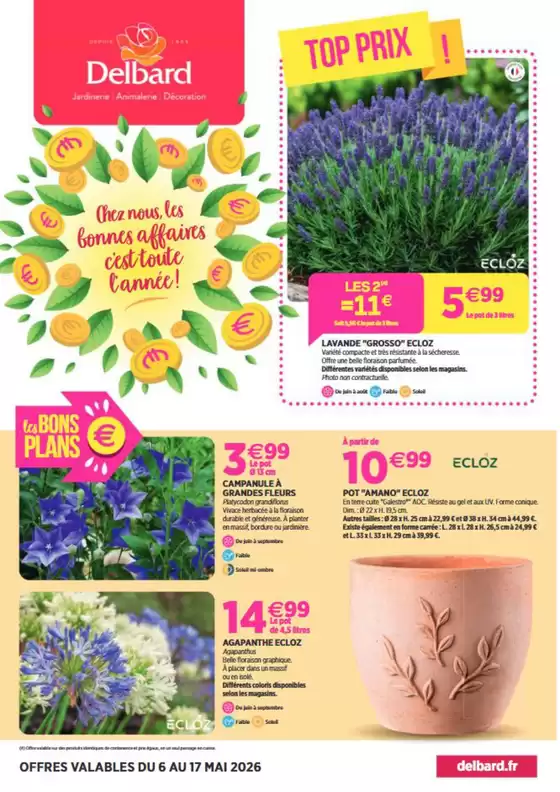 Catalogue Delbard à Carsac-Aillac | Top prix ! | 2026-05-12T00:00:00.000Z - 2026-05-17T00:00:00.000Z