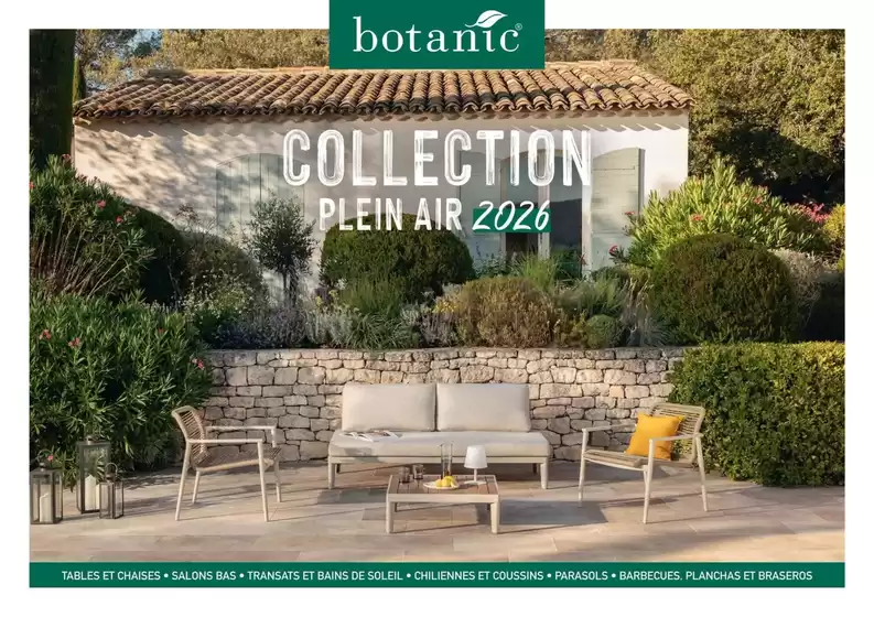 Catalogue Botanic | COLLECTION PLEIN AIR 2026 | 2026-05-12T00:00:00.000Z - 2026-06-14T00:00:00.000Z