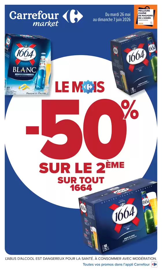 Catalogue Carrefour Drive | LE MOIS -50 SUR LE 2ÈME | 2026-05-26T00:00:00.000Z - 2026-06-07T00:00:00.000Z