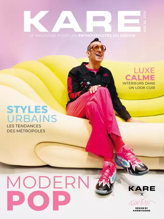 Catalogue KARE à Veneux-les-Sablons | MODERN POP | 2026-05-14T00:00:00.000Z - 2026-12-31T00:00:00.000Z