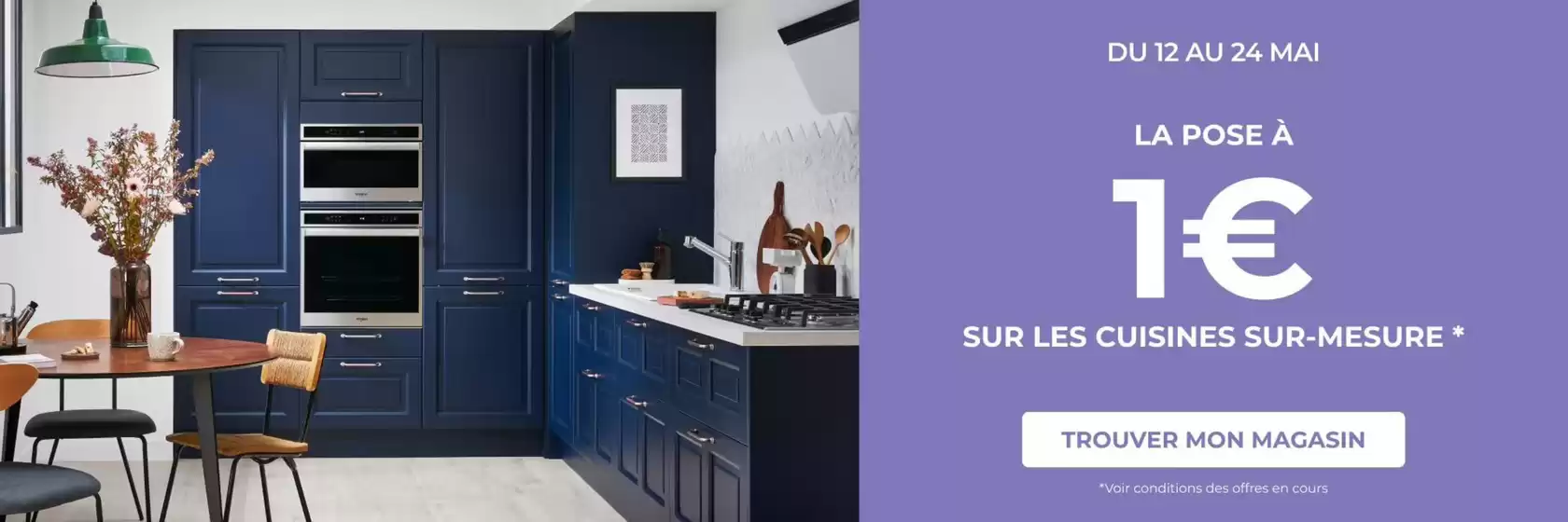 Catalogue Lapeyre | LA POSE À 1€ SUR LES CUISINES SUR-MESURE | 2026-05-15T00:00:00.000Z - 2026-05-24T00:00:00.000Z