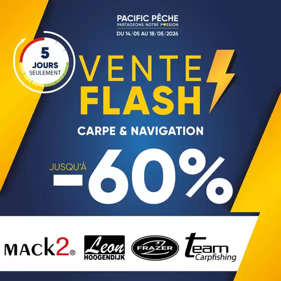 Catalogue Pacific Pêche | Vente Flash | 2026-05-15T00:00:00.000Z - 2026-05-18T00:00:00.000Z