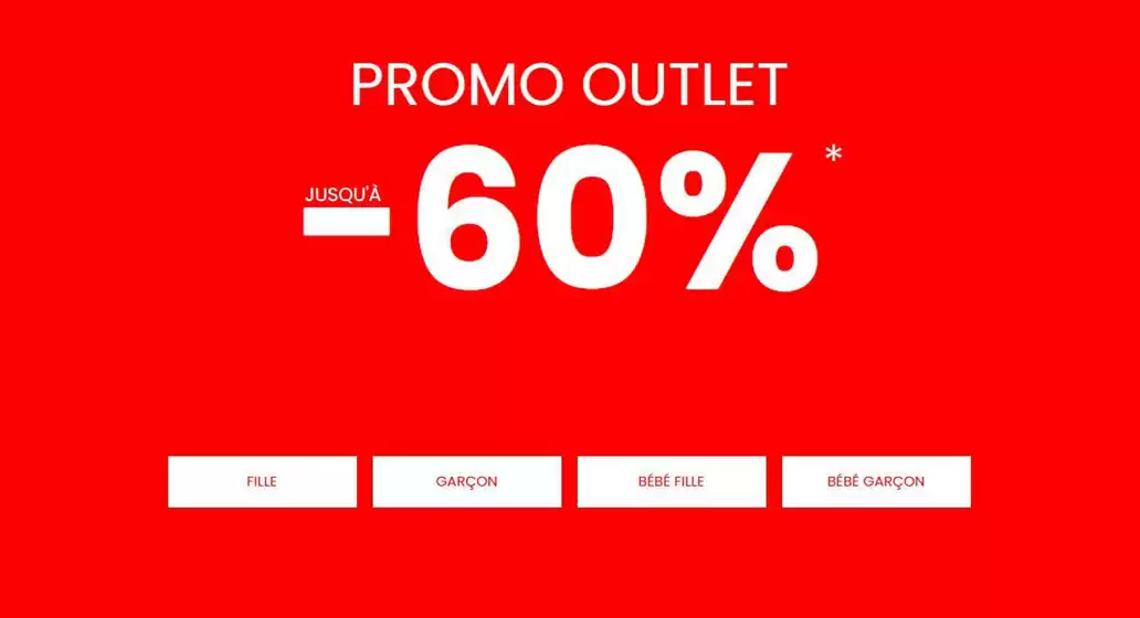 Catalogue Okaïdi à Menneval | Promo Outlet  | 2026-05-15T00:00:00.000Z - 2026-05-28T00:00:00.000Z