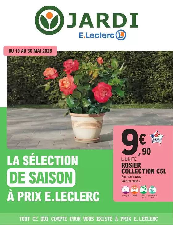 Catalogue E.Leclerc Brico | Trafic Jardi Printemps 4 | 2026-05-19T00:00:00.000Z - 2026-05-30T00:00:00.000Z