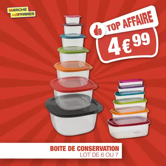 Catalogue Marché aux Affaires | Équipez votre cuisine avec nos accessoires pratiques à petits prix. | 2026-05-18T00:00:00.000Z - 2026-05-31T00:00:00.000Z