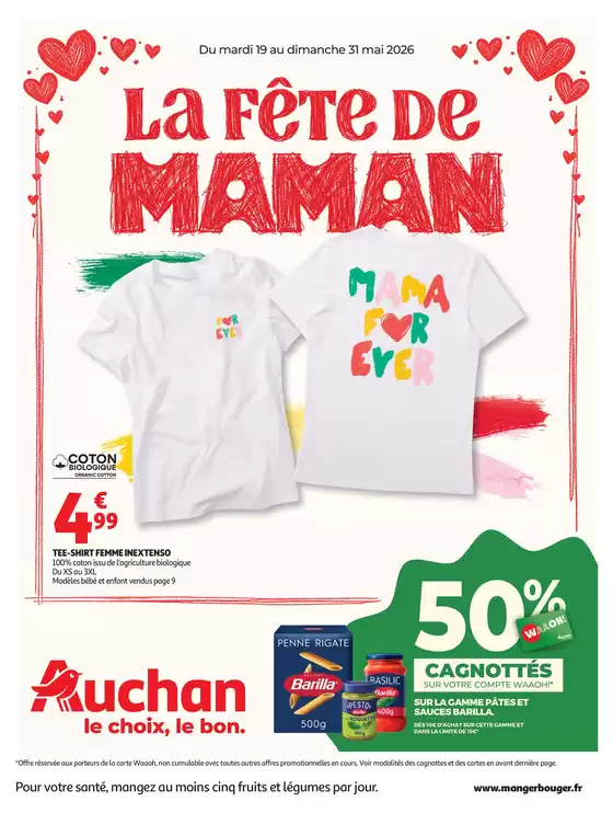 Catalogue Auchan Hypermarché | Fête des mères hypers | 2026-05-19T00:00:00.000Z - 2026-05-31T00:00:00.000Z