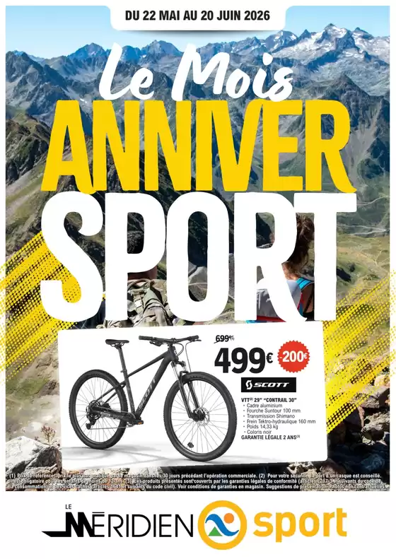 Catalogue E.Leclerc Sports | SPORT LE MOIS ANNIVERSAIRE | 2026-05-22T00:00:00.000Z - 2026-06-20T00:00:00.000Z