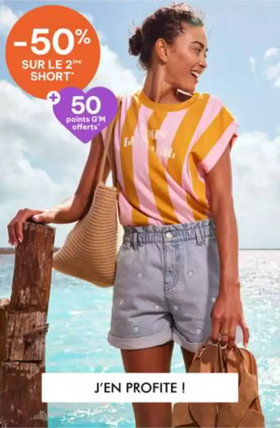 Catalogue Gémo à Lyon | -50 % sur le 2ème short | 2026-05-20T00:00:00.000Z - 2026-05-27T00:00:00.000Z