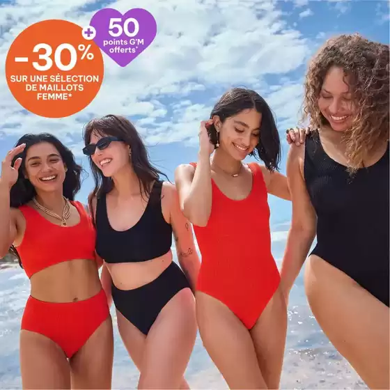 Catalogue Gémo à Lyon | -30% sur une sélection de MAILLOTS DE BAIN | 2026-05-20T00:00:00.000Z - 2026-06-07T00:00:00.000Z