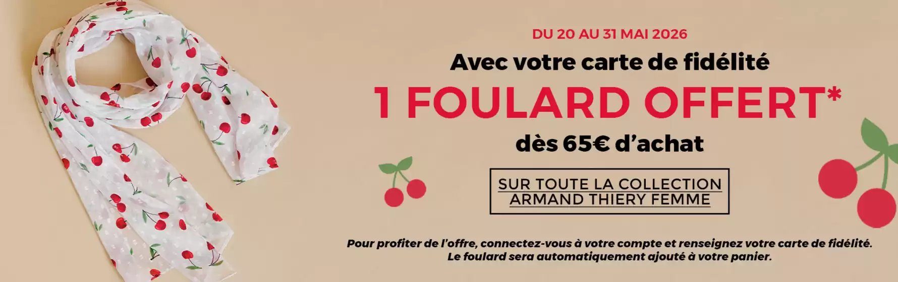 Catalogue Armand Thiery à Lyon | Promotions | 2026-05-20T00:00:00.000Z - 2026-05-31T00:00:00.000Z
