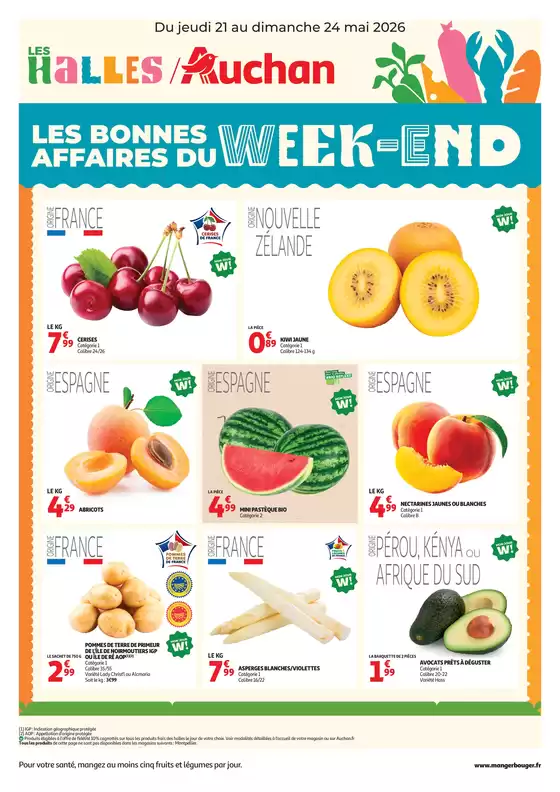 Catalogue Auchan Hypermarché | Les bons plans du week-end dans votre hyper ! | 2026-05-21T00:00:00.000Z - 2026-05-24T00:00:00.000Z