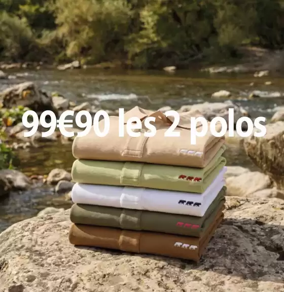 Catalogue Mise au Green | 99€90 les 2 polos | 2026-05-20T00:00:00.000Z - 2026-06-07T00:00:00.000Z