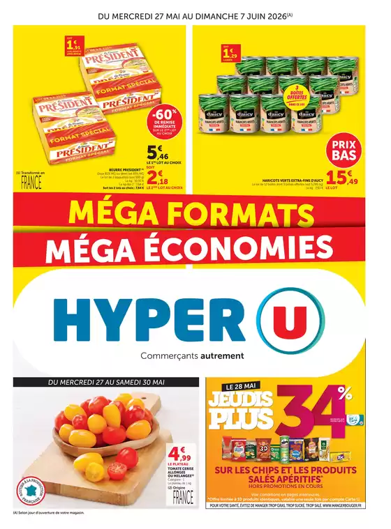 Catalogue Hyper U | Spécial Gros Volumes | 2026-05-27T00:00:00.000Z - 2026-06-07T00:00:00.000Z