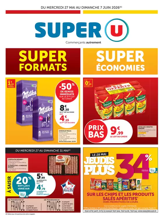 Catalogue Super U | Spécial Gros Volumes | 2026-05-27T00:00:00.000Z - 2026-06-07T00:00:00.000Z