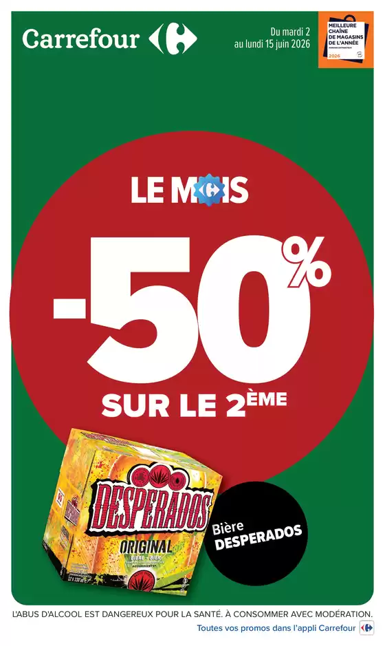 Catalogue Carrefour à Dampmart | LE MOIS DES SUPPORTERS | 2026-06-02T00:00:00.000Z - 2026-06-15T00:00:00.000Z