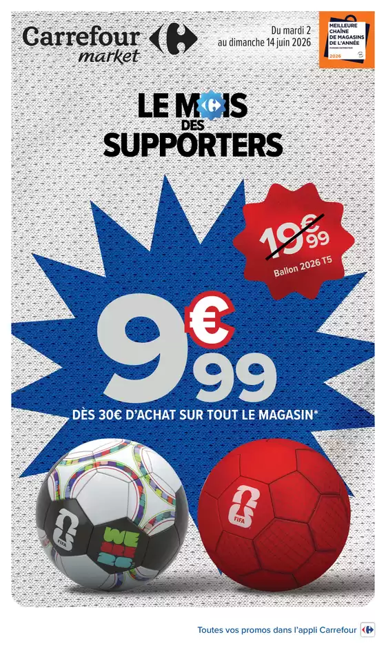Catalogue Carrefour Drive | SPÉCIAL SUPPORTERS | 2026-06-02T00:00:00.000Z - 2026-06-14T00:00:00.000Z