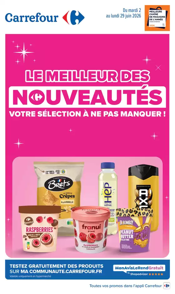 Catalogue Carrefour Drive | LES NOUVEAUTÉS DE JUIN | 2026-06-02T00:00:00.000Z - 2026-06-29T00:00:00.000Z