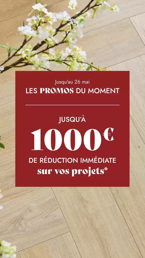 Catalogue Saint Maclou | Profitez de 200 € de réduction immédiate tous les 1 000 € d'achats ! | 2026-05-22T00:00:00.000Z - 2026-05-26T00:00:00.000Z