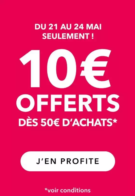 Catalogue Grain de malice | Offre flash - 10€ offerts pour 50€ d’achats | 2026-05-22T00:00:00.000Z - 2026-05-24T00:00:00.000Z