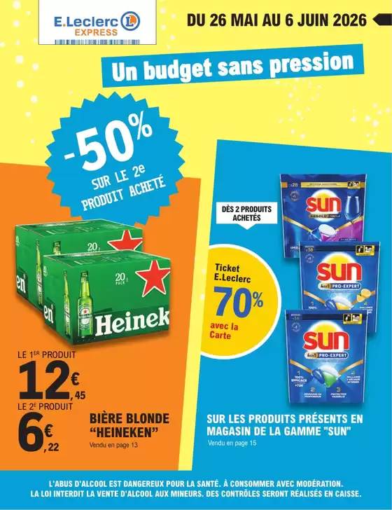 Catalogue E.Leclerc | DEPENSER MOINS 11 - EXPRESS | 2026-05-26T00:00:00.000Z - 2026-06-06T00:00:00.000Z