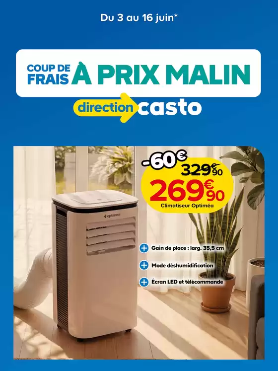 Catalogue Castorama à Malville | Coup de frais à prix malin ! | 2026-06-03T00:00:00.000Z - 2026-06-16T00:00:00.000Z
