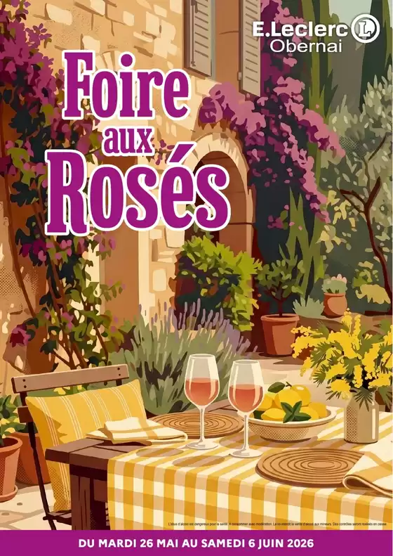 Catalogue E.Leclerc à Radenac | Foire aux Rosés | 2026-05-26T00:00:00.000Z - 2026-06-06T00:00:00.000Z