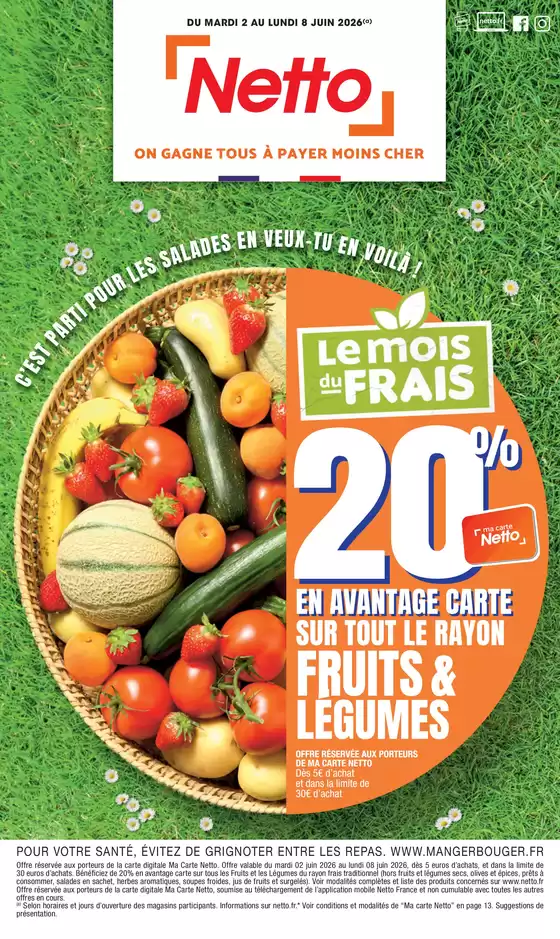 Catalogue Netto | MOIS DU FRAIS | 2026-06-02T00:00:00.000Z - 2026-06-08T00:00:00.000Z