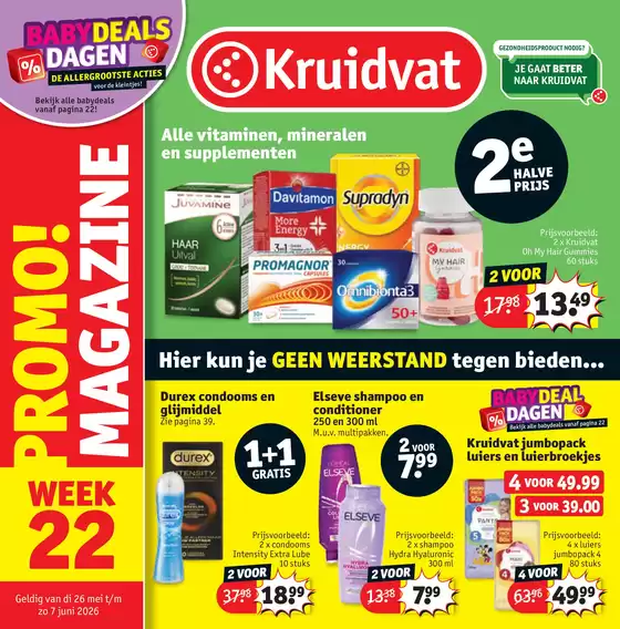 Catalogue Kruidvat à Cognac | PROMO ! | 2026-05-28T00:00:00.000Z - 2026-06-07T00:00:00.000Z