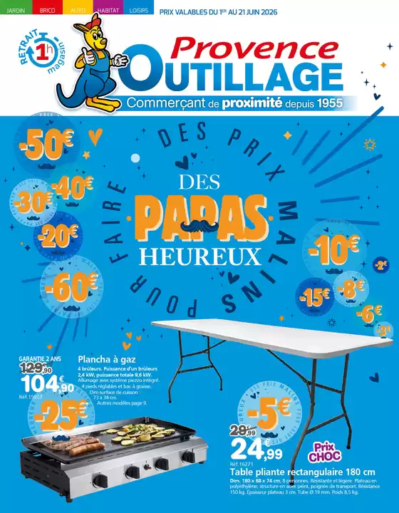Catalogue Provence Outillage | Fête des pères | 2026-06-01T00:00:00.000Z - 2026-06-21T00:00:00.000Z