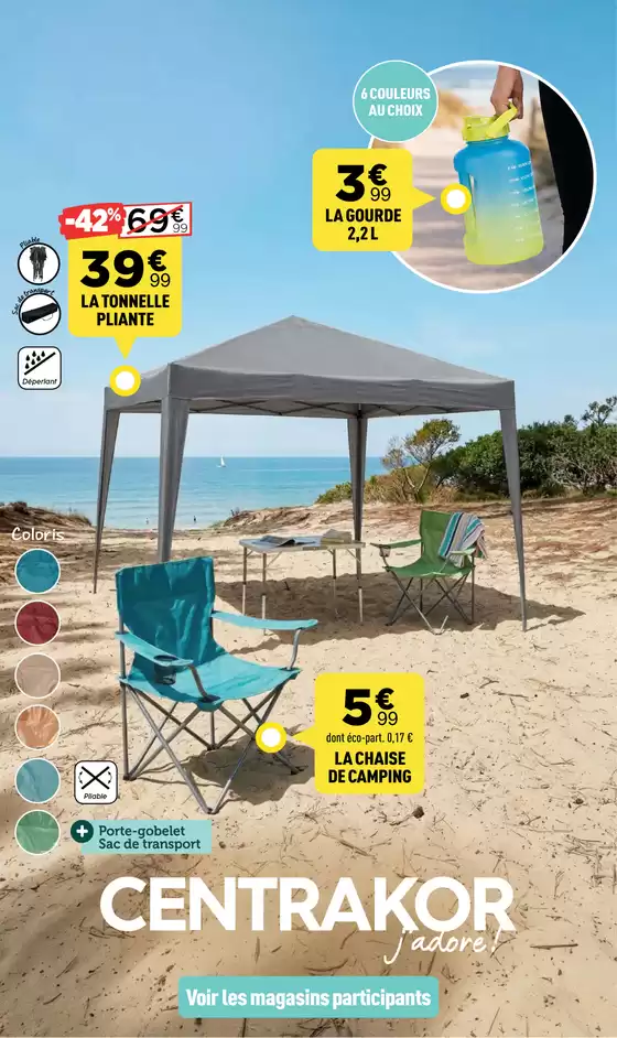 Catalogue Centrakor à Aubas | CAMPING | 2026-06-01T00:00:00.000Z - 2026-06-14T00:00:00.000Z