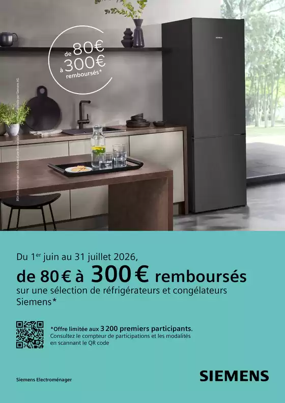 Catalogue Group Digital à Saint-Santin | Siemens de 80€ à 300€ remboursés | 2026-06-01T00:00:00.000Z - 2026-07-31T00:00:00.000Z