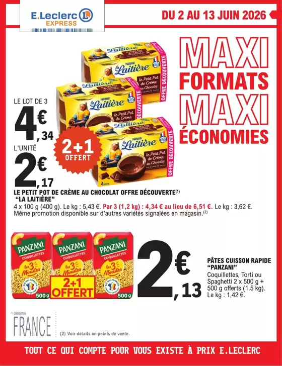 Catalogue E.Leclerc à Sainte-Anne-sur-Brivet | DEPENSER MOINS 12 GV - EXPRESS | 2026-06-02T00:00:00.000Z - 2026-06-13T00:00:00.000Z
