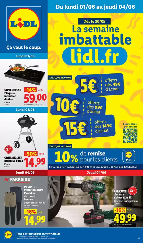 Catalogue Lidl à Sainte-Anne-sur-Brivet | Les Exclu Web de la semaine | 2026-06-01T00:00:00.000Z - 2026-06-04T00:00:00.000Z