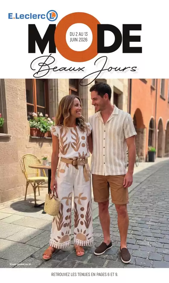 Catalogue E.Leclerc | MODE BEAUX JOURS | 2026-06-02T00:00:00.000Z - 2026-06-13T00:00:00.000Z
