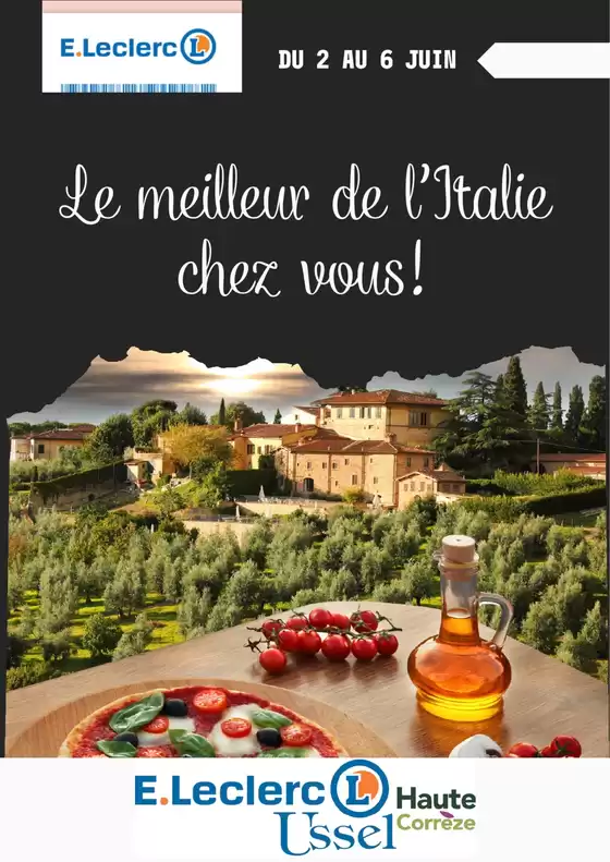 Catalogue E.Leclerc à Blanzac-lès-Matha | Catalogue Italien M | 2026-06-02T00:00:00.000Z - 2026-06-06T00:00:00.000Z