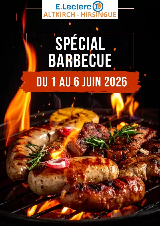 Catalogue E.Leclerc | Barbecue | 2026-06-01T00:00:00.000Z - 2026-06-06T00:00:00.000Z