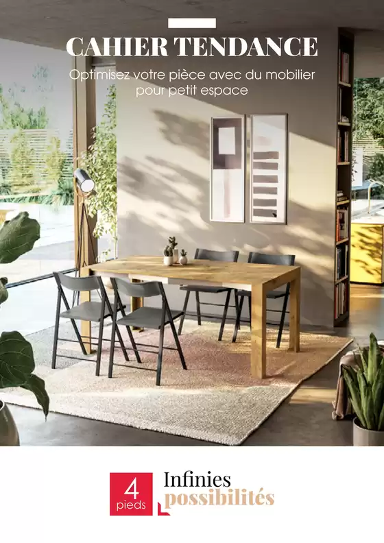 Catalogue 4 Pieds à Villiers-sur-Marne | Catalogue meubles petit espace | 2026-06-01T00:00:00.000Z - 2026-08-31T00:00:00.000Z