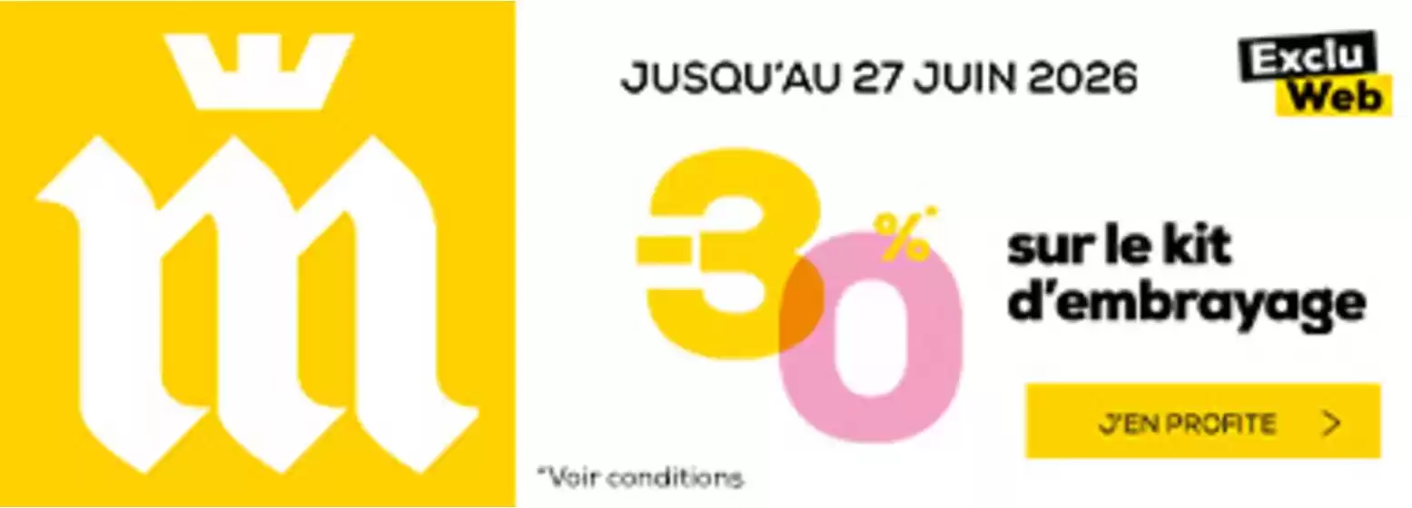 Catalogue Midas | Changement d’embrayage : quand, pourquoi et comment le faire chez Midas | 2026-06-01T00:00:00.000Z - 2026-06-27T00:00:00.000Z
