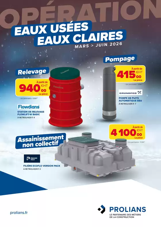 Catalogue Prolians | Operation eaux usees eaux claires | 2026-03-01T00:00:00.000Z - 2026-06-30T00:00:00.000Z