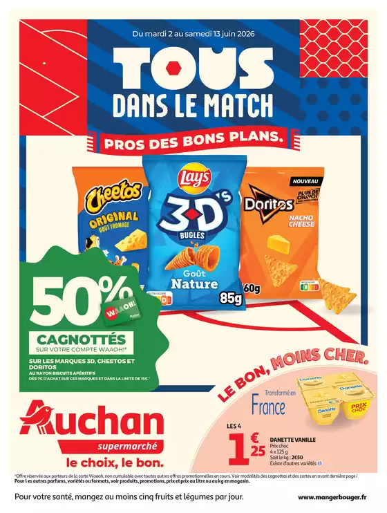 Catalogue Auchan Supermarché | Produits laitiers supers | 2026-06-02T00:00:00.000Z - 2026-06-13T00:00:00.000Z