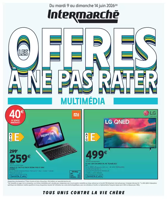 Catalogue Intermarché à Wattrelos | EVE BOOST MULTIMEDIA JUIN | 2026-06-09T00:00:00.000Z - 2026-06-14T00:00:00.000Z
