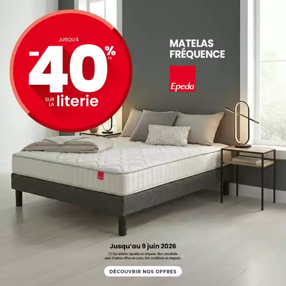 Catalogue Atlas à Millas | Vos nuits méritent ce qu'il ya de mieux... à prix doux ! | 2026-06-02T00:00:00.000Z - 2026-06-09T00:00:00.000Z