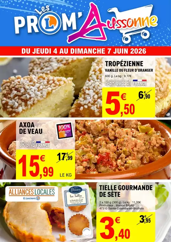 Catalogue E.Leclerc | PROM AUSSONNE SEM23 | 2026-06-04T00:00:00.000Z - 2026-06-07T00:00:00.000Z