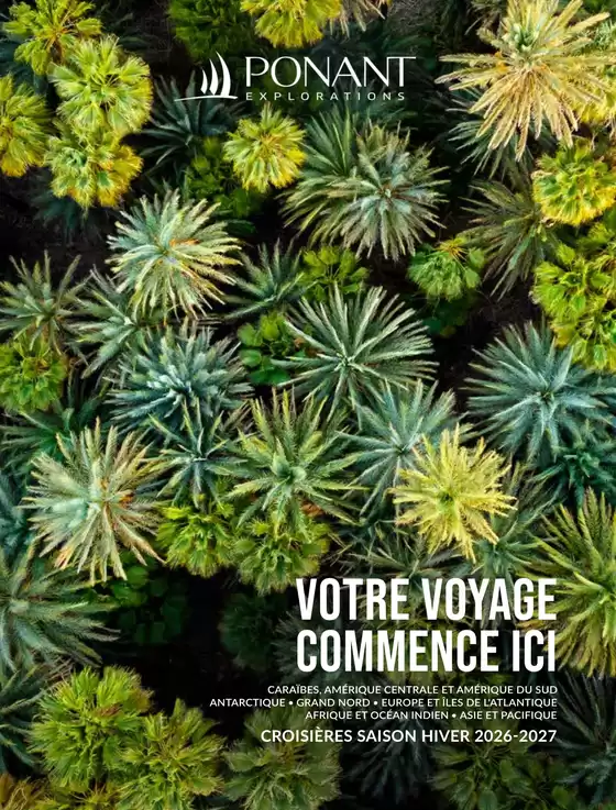 Catalogue Ponant à Durmenach | Super réductions sur des produits sélectionnés | 2026-12-01T00:00:00.000Z - 2027-02-28T00:00:00.000Z