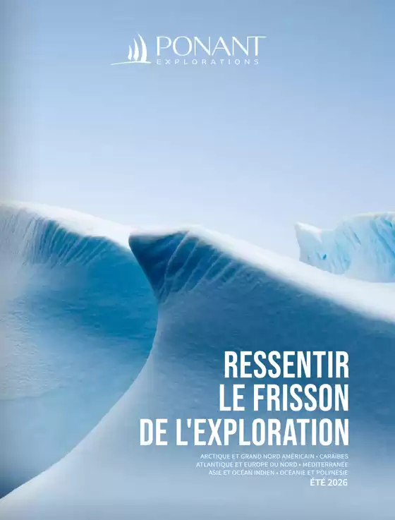Catalogue Ponant à Marsac-sur-l'Isle | Offres et promotions actuelles | 2026-06-21T00:00:00.000Z - 2026-09-22T00:00:00.000Z