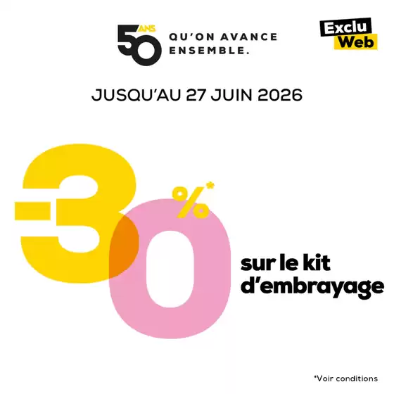 Catalogue Midas à Saint-Vulbas | Avant que cela ne s’aggrave, profitez de -30%* sur le kit d’embrayage jusqu’au 27 juin 2026 | 2026-06-05T00:00:00.000Z - 2026-06-27T00:00:00.000Z