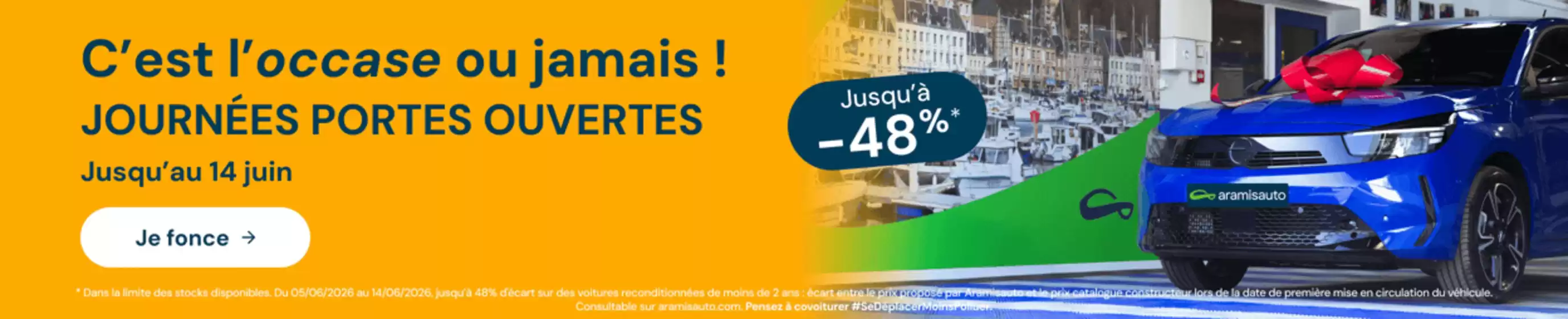 Catalogue Aramis Auto | C'est l'occase ou jamais ! | 2026-06-08T00:00:00.000Z - 2026-06-14T00:00:00.000Z