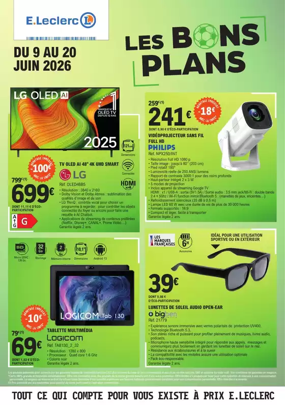 Catalogue E.Leclerc à Paris | SPÉCIAL COUPE DU MONDE 2026 | 2026-06-09T00:00:00.000Z - 2026-06-20T00:00:00.000Z