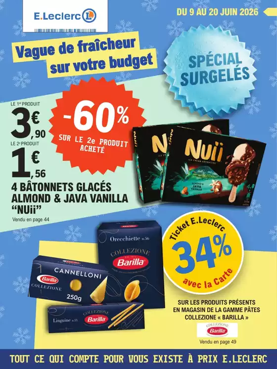 Catalogue E.Leclerc à Lixing-lès-Rouhling | DEPENSER MOINS 13 | 2026-06-09T00:00:00.000Z - 2026-06-20T00:00:00.000Z