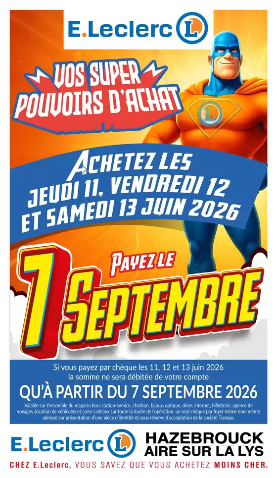 Catalogue E.Leclerc à Paris | Tract mag 08 au 14 juin 2026 | 2026-06-11T00:00:00.000Z - 2026-09-07T00:00:00.000Z